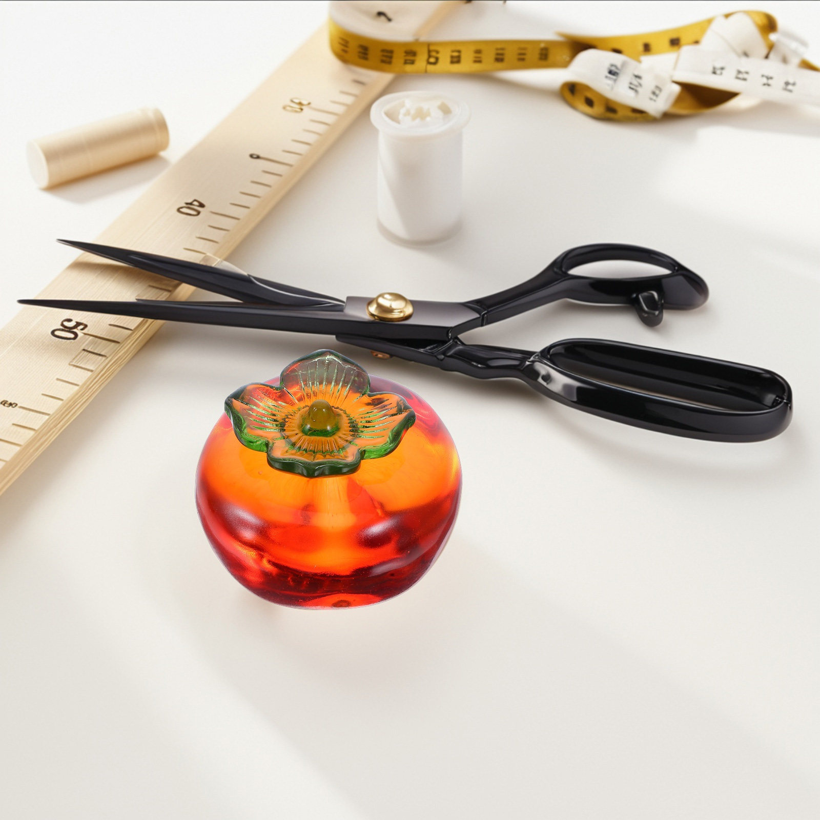 Paper Weight Crystal - 2개입 크리스탈 종이 무게추, 책상 장식용,