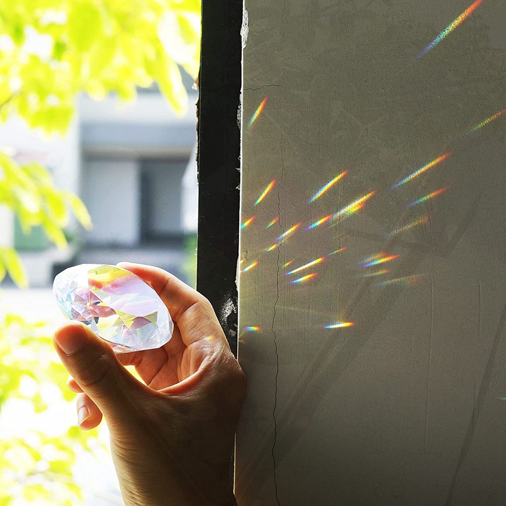 AB46-2PCS 50mm/2인치 AB 컬러 면처리 다 - Paper Weight Crystal 리뷰 및 가격