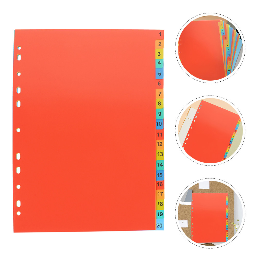 플라스틱 인덱스 분리대 2세트, A4 사이즈, 11개의 - Tab Divider A4 리뷰 및 가격