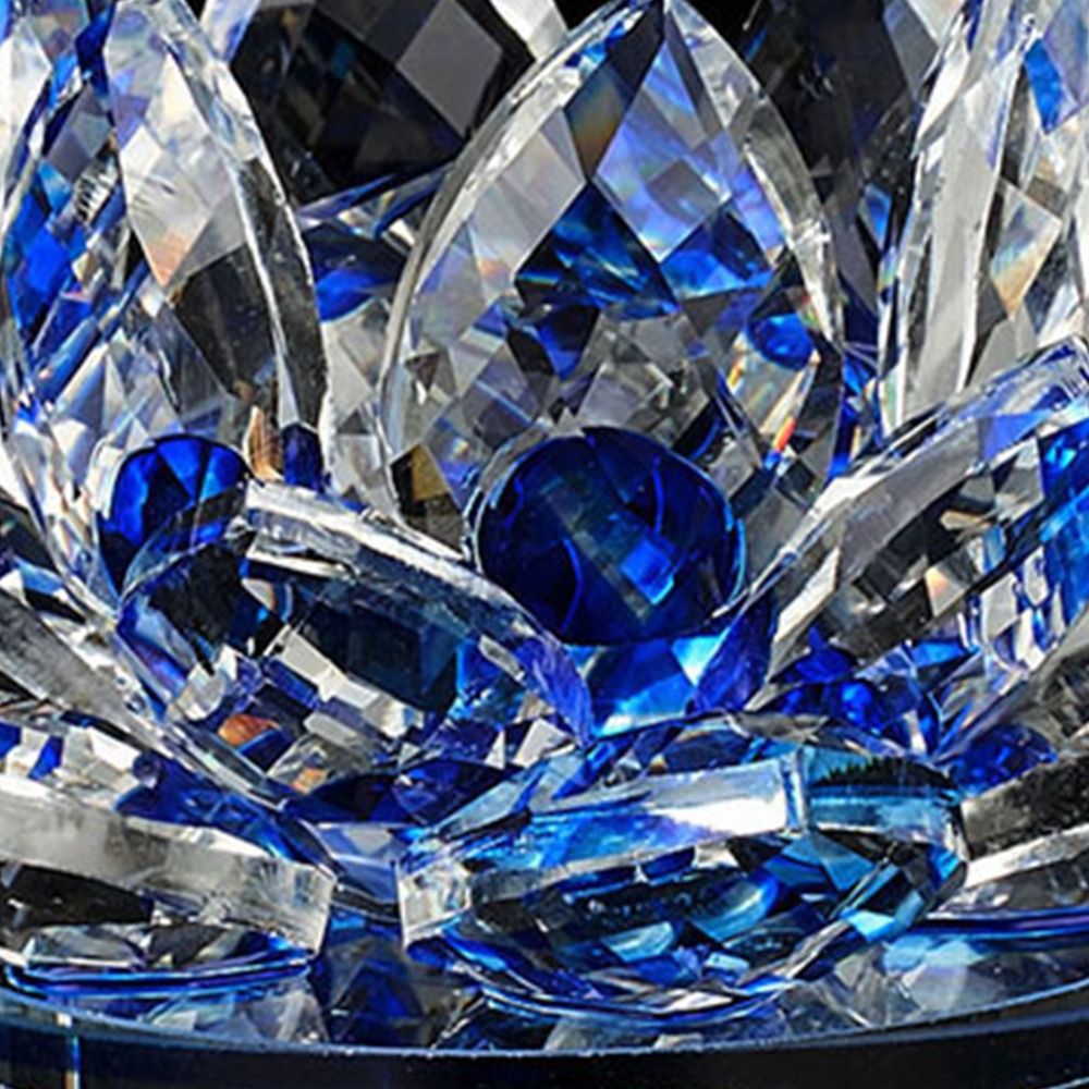 크리스탈 연꽃 입상, 홈 웨딩 장식, 유리 공예 컬렉션 - Paper Weight Crystal 리뷰 및 가격