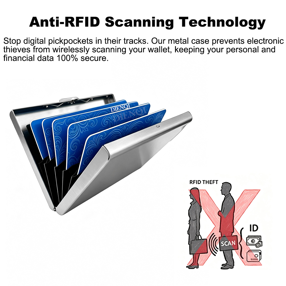 남성용 지갑 각인 지갑 카드 지갑 Rfid 지갑 남성용 - Index Card Holder 리뷰 및 가격
